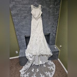 Wedding dress, Stella York, size 10,Ivory